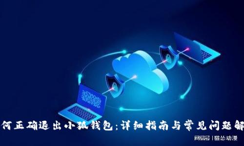 如何正确退出小狐钱包：详细指南与常见问题解答