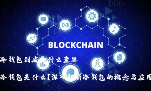 冷钱包到底是什么意思
冷钱包是什么?深入解析冷钱包的概念与应用