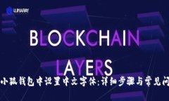如何在小狐钱包中设置中文字体:详细步骤与常