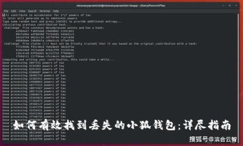 如何有效找到丢失的小狐钱包：详尽指南
